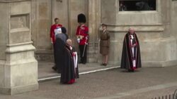 CLEAN : Foreign leaders arrive at Westminster Abbey for Queen's funeral News Clip