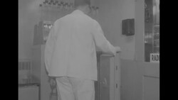 Research lab using radioactive materials to study antibiotics; test monkey News Clip