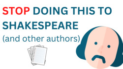 How NOT to Quote Shakespeare Instructional Video