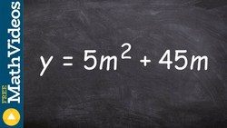 Tutorial - How to use the zero product property when factoring out the GCF of an expression Instructional Video