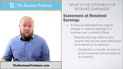 What is the Statement of Retained Earnings Instructional Video