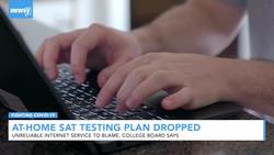 College Board Ends At-Home SAT Testing Plan News Clip