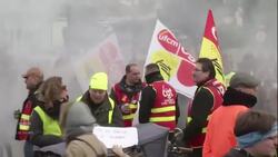 France in turmoil as mass protests erupt over pension reforms News Clip
