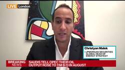 JPMorgan's Malek Still Sees Oil at $150-a-Barrel News Clip