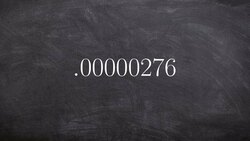 Learn how to write a decimal as a number in scientific notation Instructional Video