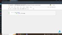 Python for OOP - The A to Z OOP Python Programming Course - Exercise 1 on Methods Instructional Video