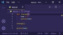 The Ultimate Guide to Python Programming With Python 3.10 - Variable Scope Instructional Video