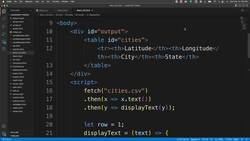Fetch()ing Data in JavaScript Instructional Video