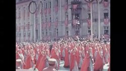 German Parade, 1930s Stock Footage