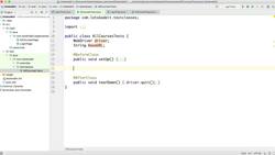 Selenium WebDriver Advanced - Industry Standard Framework - Adding Test Method to Test Class Instructional Video