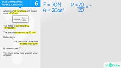 GCSE Secondary Maths Age 13-17 - Ratio, Proportion & Rates of Change: Speed, Density & Pressure - Explained Instructional Video