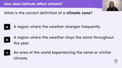 World climate zones Instructional Video