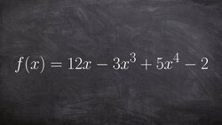 Writing a polynomial in standard form so you can determine the end behavior Instructional Video