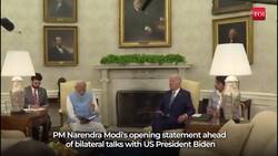 PM Narendra Modi: 'India and US are walking shoulder to shoulder in every area' News Clip