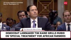 Rubio Vs Tim Kaine Dramatic Fight In Senate Over Afrikaner Farmers | 'Let Me Challenge You...' News Clip