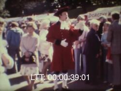 Village Traditions in Scotland Stock Footage
