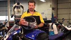 How to Clean a Motorcycle Helmet Instructional Video