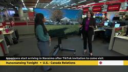 Americans visit Nanaimo to support Canada after receiving invite on TikTok | Hanomansing Tonight News Clip