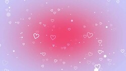 Animation romantic rose hearts on shiny background Stock Footage
