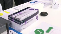 CLEAN : French Transport Minister visits Covid test centre at Orly airport News Clip