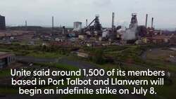 Workers at steel giant Tata to strike in protest against job losses News Clip