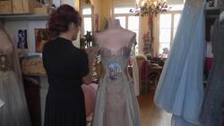 Fairy tale frocks made from books, branches and blooms News Clip