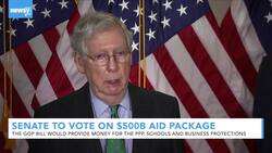 Senate Slated To Vote On $500 Billion Aid Package News Clip