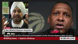 Ouster of Raptors president Ujiri a surprise to superfan News Clip