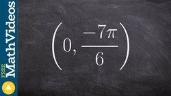 Learn how to write two different representations of a polar point Instructional Video