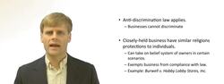 Businesses and Religious Freedom Instructional Video