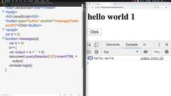 HTML CSS and JavaScript for Beginners - A Web Design Course - r Look at Functions Instructional Video