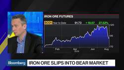 Rio Tinto CEO Not 'Overly Concerned' About Iron Ore Tumble News Clip