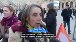 Louvre closed as staff strike over working conditions, weeks after €88m jewel heist News Clip