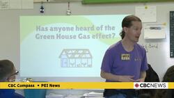 Summerside students learn about climate action by planting trees on their school grounds News Clip