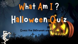 Halloween What Am I? Quiz | ESL Halloween Games | 4K Instructional Video