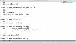 Learn Java from Scratch - A Beginner's Guide - Step 12 - Java Inheritance - Puzzles - Multiple Inheritance, Reference Variables Instructional Video