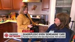 Woman who is quadriplegic can't get help to bathe News Clip