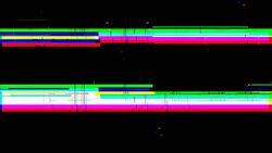 Noise on Analog TV Screen VHS Stock Footage