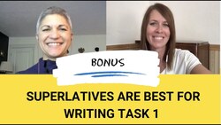 IELTS Energy Bonus: Superlatives are Best for Writing Task 1 Instructional Video