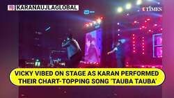 Vicky Kaushal’s Emotional Tribute Moves Karan Aujla to Tears at Mumbai Concert | WATCH News Clip