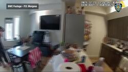 NYPD releases bodycam footage of officer fatally shooting man holding his mother hostage at knifepoint News Clip