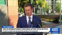 Delta says cancellations continue as it tries to restore operations after tech outage News Clip