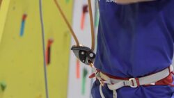 How to Use Proper Top-Rope Belay Method for Indoor Climbing Instructional Video