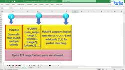 Conditional Aggregation with Countifs, Sumifs, and Averageifs in Microsoft Excel Instructional Video