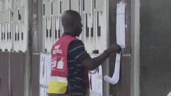 CLEAN : Set-up of polling stations before Congo presidential vote opening News Clip