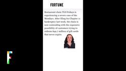 TGI Friday’s outstanding gift cards are a $50 million problem News Clip