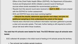High lead levels at Yellowknife schools were first detected months before parents were notified News Clip