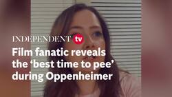 Film fanatic reveals the 'best time to pee' during Oppenheimer Instructional Video