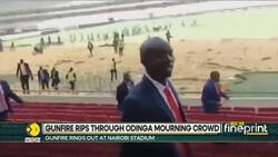 Kenya: Tear gas, gunshots fired to disperse crowd at Odinga's public viewing in Nairobi stadium News Clip