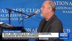Billy Joel cancels all upcoming concerts, diagnosed with brain disorder News Clip